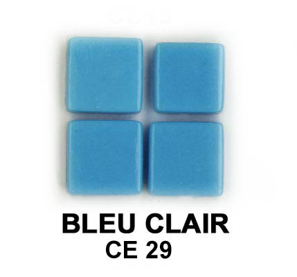 Micro Briare 1 x 1 cm Bleu Clair, par 100g