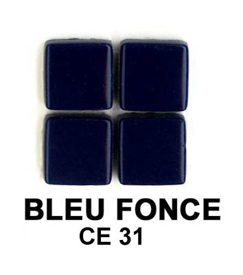 Micro Briare 1 x 1 cm Bleu Fonce, par 100g