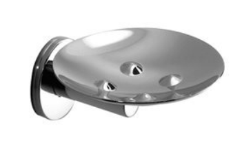 Touch - Porte Savon Mural avec Coupelle en Laiton Chrome - A4611M