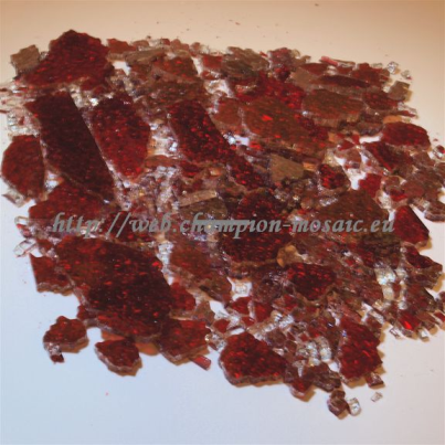Crackle Rouge Brillant  - 15 x 20 cm