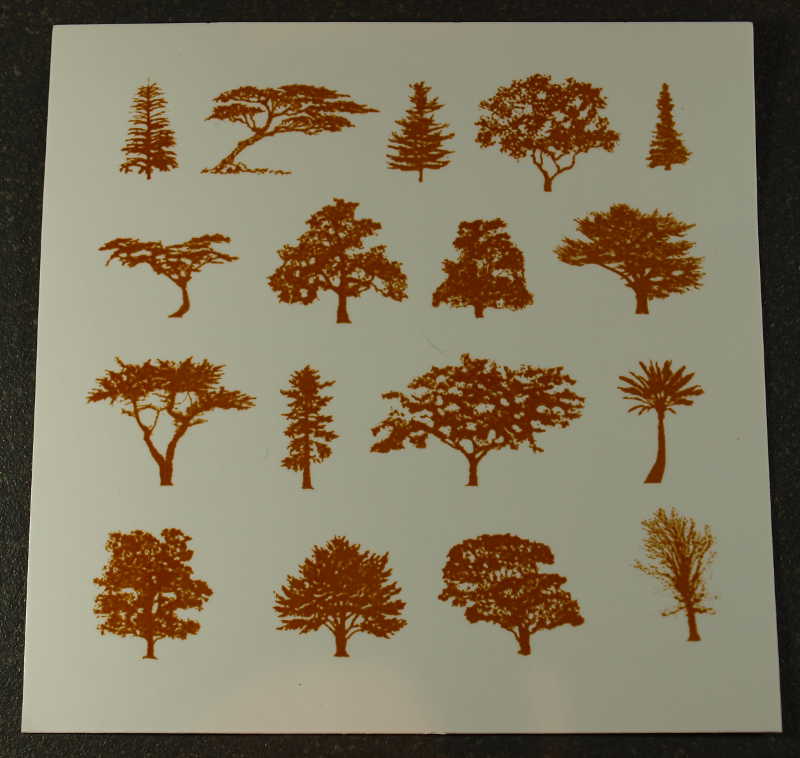 Decal Magic Glass Accents - Trees