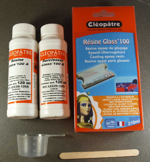 Kit Resine Glass 100 - 210 ml