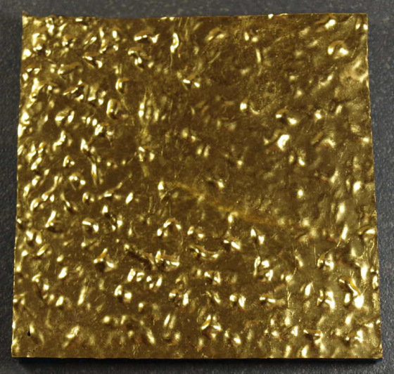 Orsoni 8 x 8 cm n°16 Oro Naturale Ondulato, à la pièce
