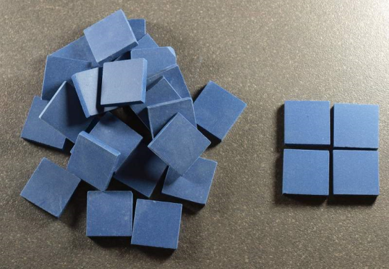 Grès Cérame Paray 2 x 2 cm - Bleu Foncé