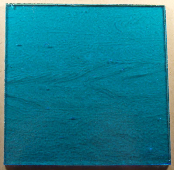 Verre Murano Turchese 10 x 10 cm