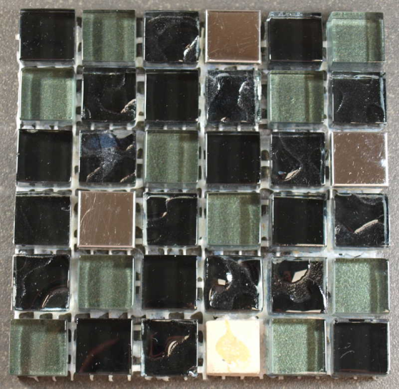 Mix Ice Noir 1,5 x 1,5 cm