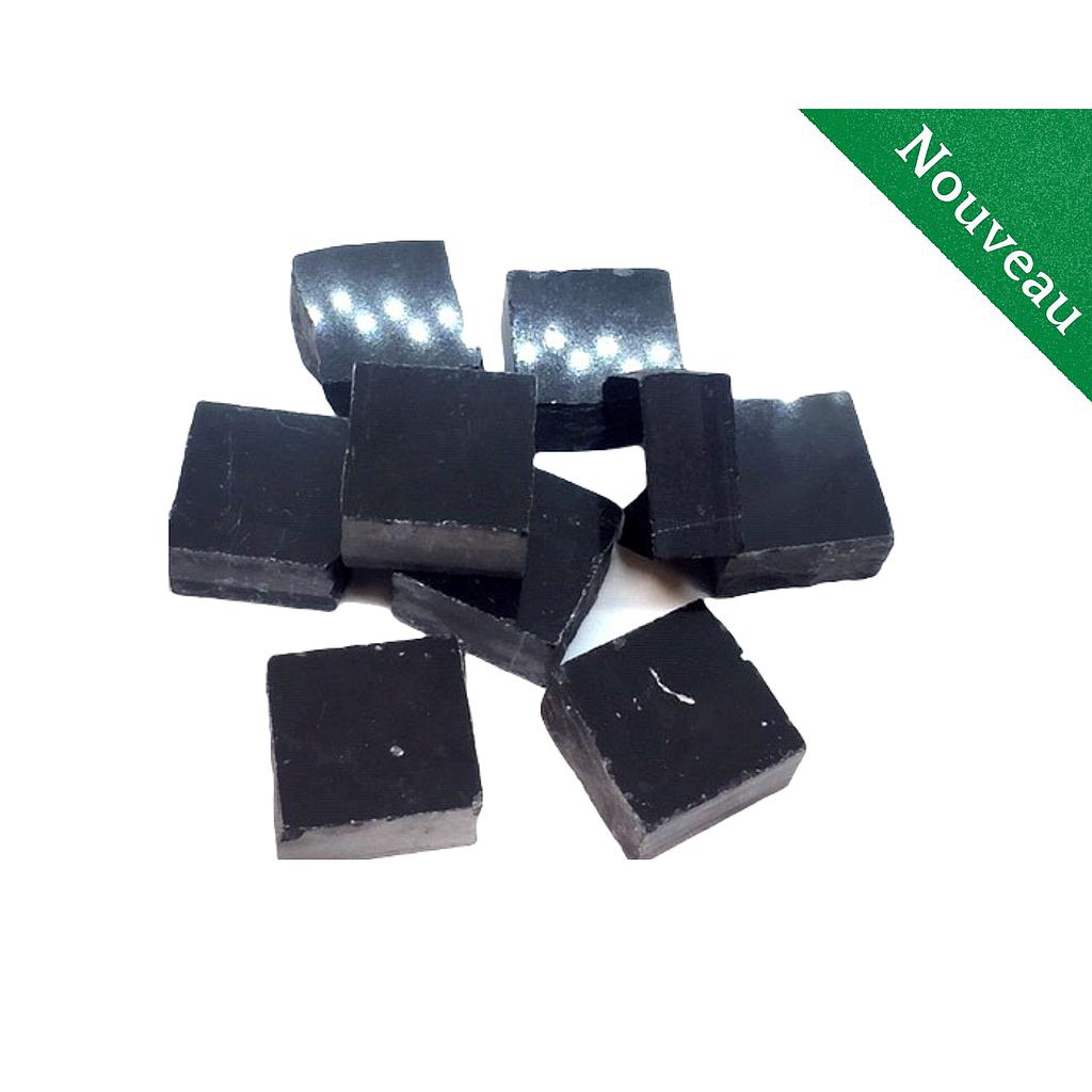 Marbre - Nero Cina Poli- 2 x 2 cm, Par 100g