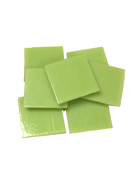Pate de verre Unilis 2 x 2 cm Vert Anis, par 100g