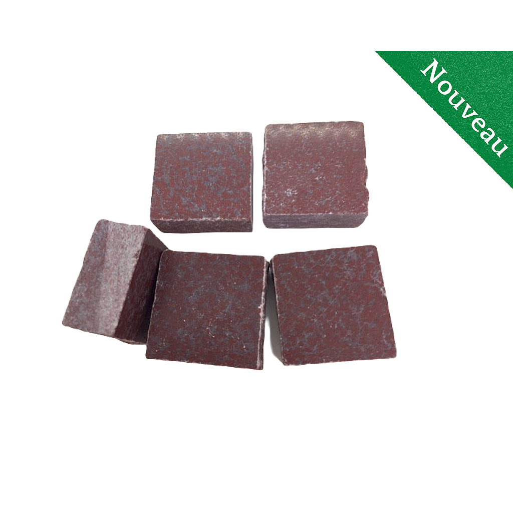 Marbre - Rosso Laguna- 2 x 2 cm, Par 100g