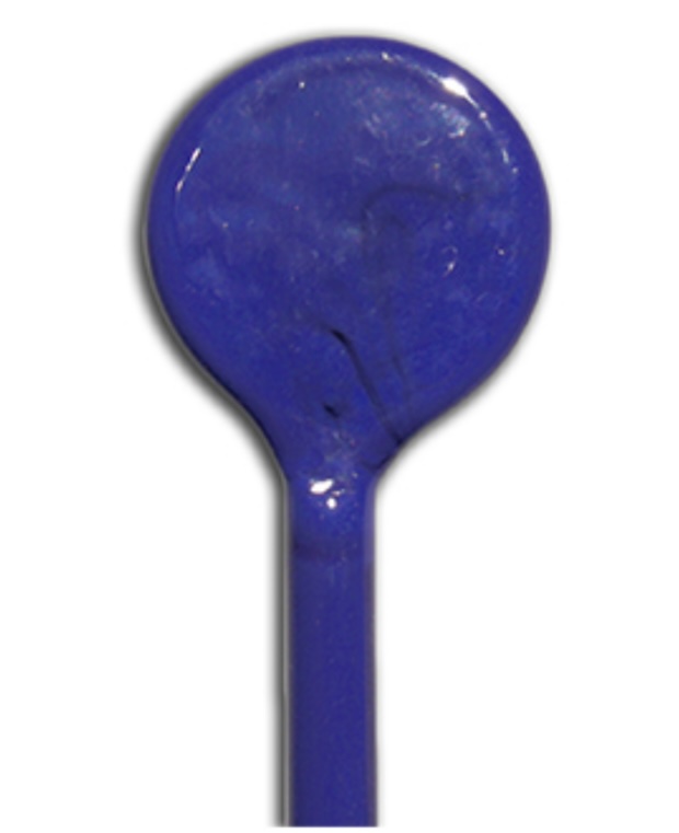 ( New ) Tiges de verre - Bleu Moyen, Par 100 g