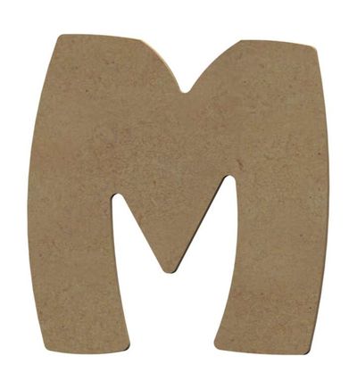 Lettre «M» Majuscule Arrondie 8 cm 