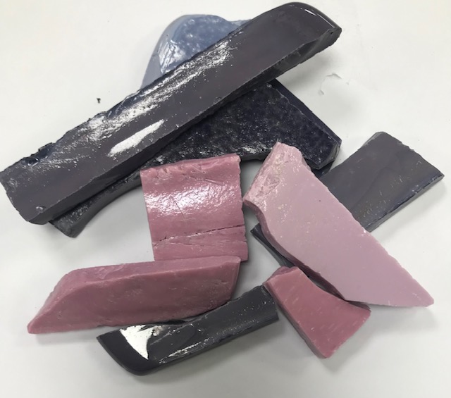  Morceaux de Dalles de Smalt Orsoni Rose, Violet , par 500g