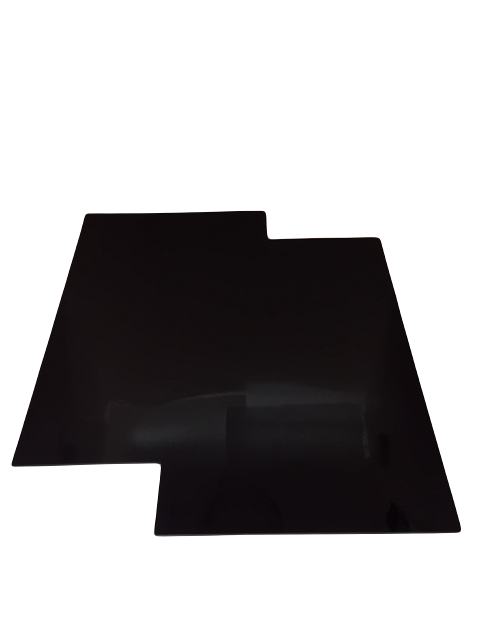 Plaque de Verre 20 x 30 cm N°9 - Noir Opaque