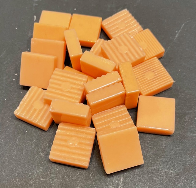 Sialex Orange Saumon 2 x 2 cm, Par 100g