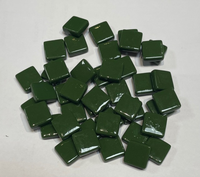 Micro Bisazza 1,2 x 1,2 cm - Vert 12118, à la plaque 