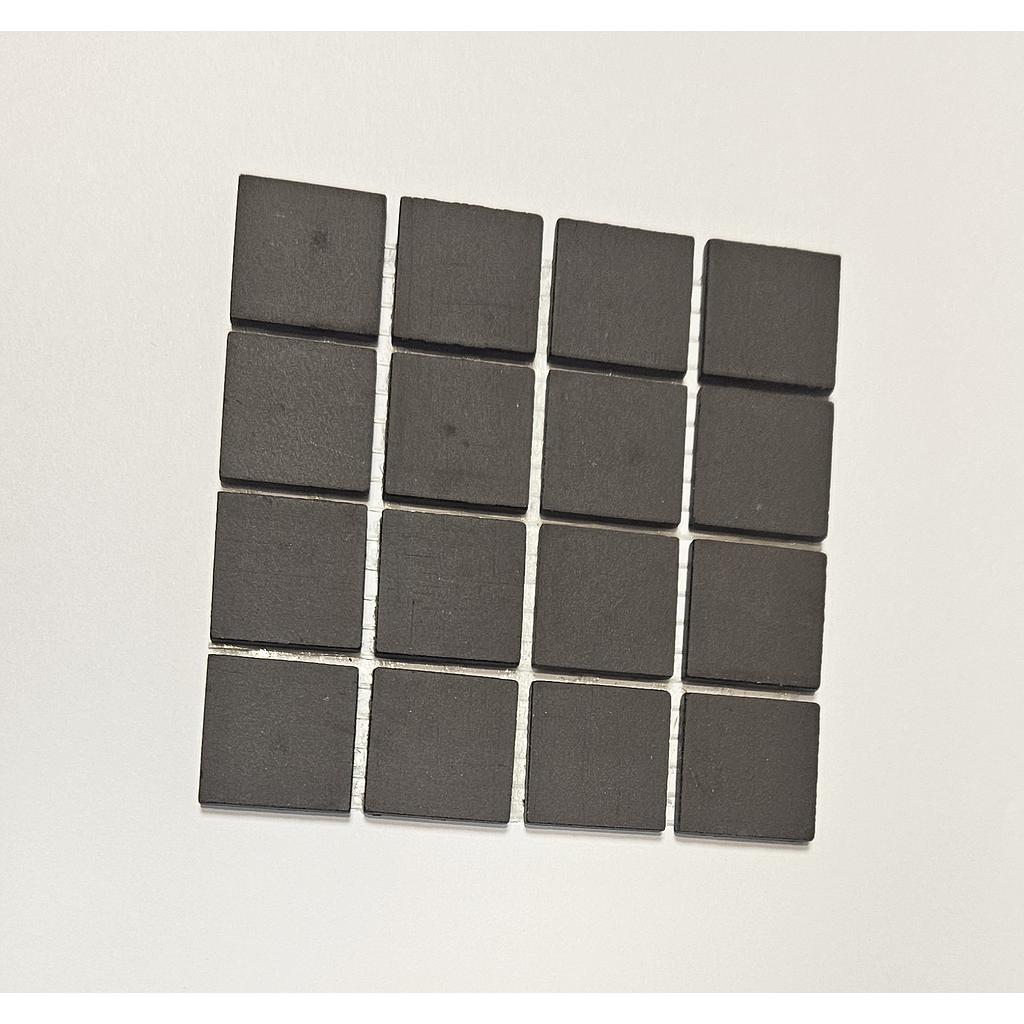 Grès Cérame 2,3 x 2,3 cm - 0138 Brown, Par 100 gr 