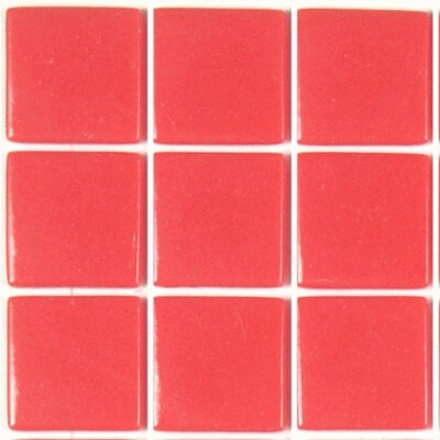Pâte de verre 177 (Rose saumon) 4 X 4 cm, Par 100g 