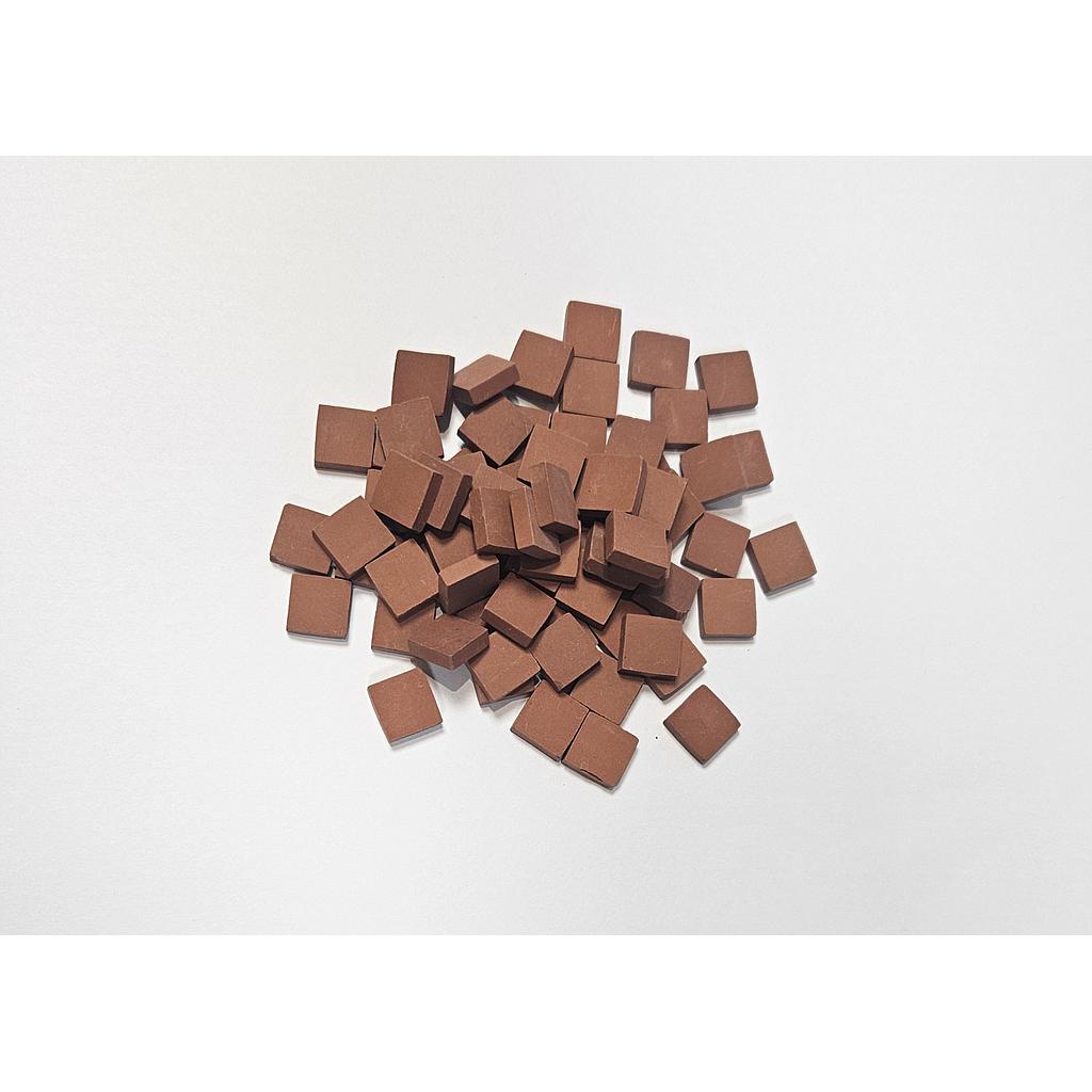 Grès cérame Villeroy Rouge 1.2 x 1.2 cm, vendu par 100g