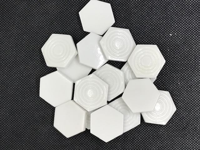 Hexagone Briare Gris Clair 2,5 x 2,5 cm Par 100g