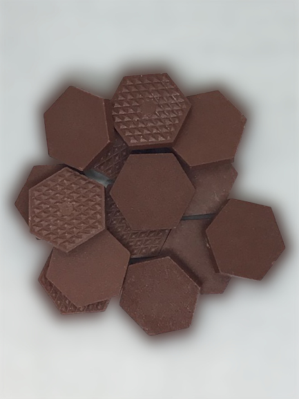 Hexagone Rouge 2,5 x 2,5 cm Par 100g