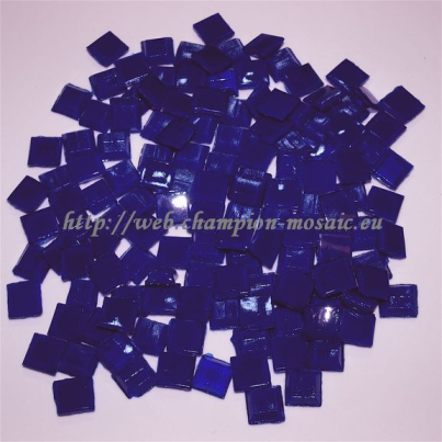 Pâte de verre 1 x 1 cm Bleu Foncé n°1, par 100g