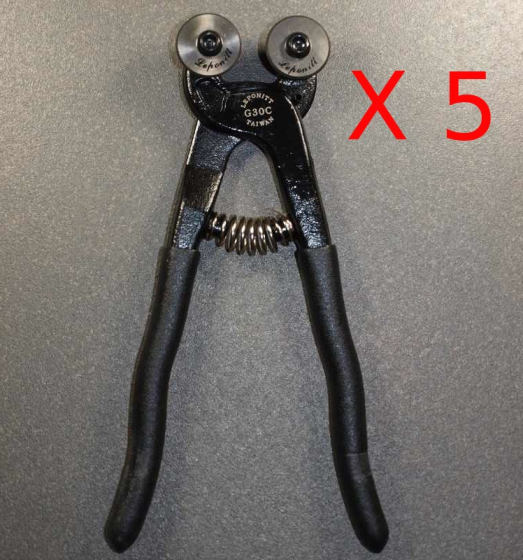 Pinces 2T - Lot de 5