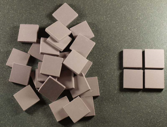Grès Cérame Paray 2 x 2 cm - Parme
