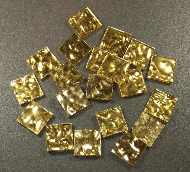 Trend Or Jaune Bosselé 2 x 2 cm