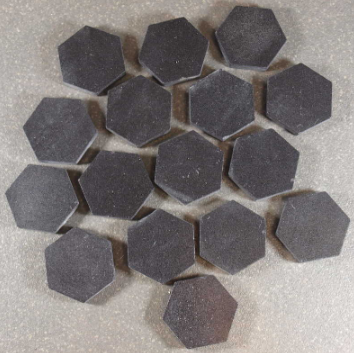 Emaux de Briare Hexagone 2.5 - Noir Mat