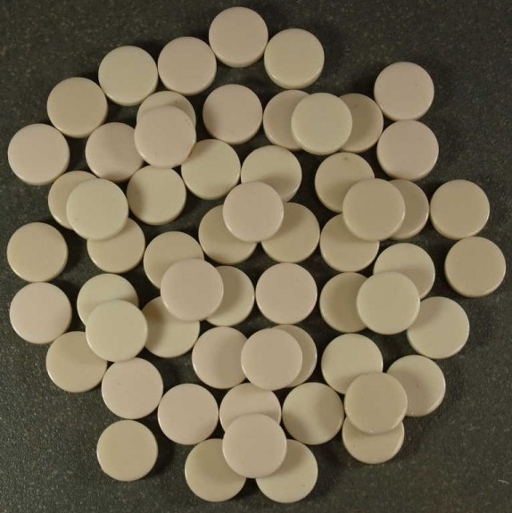 Mini Pastilles Briare Beige 1,5 cm, par 100g