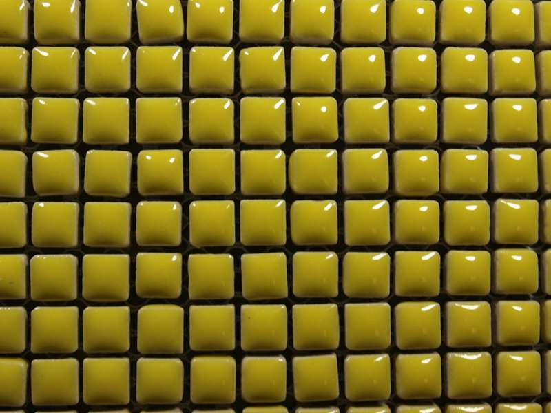 Micro Emaillée 9 x 9 mm n°37 Jaune Abeille, par 100g