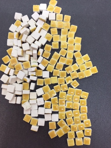 [103041] Mini Terre Cuite 5 x 5 mm Jaune Sable, par 50g