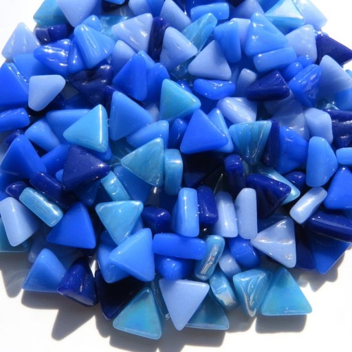 [BLUE SKIES] Mini Triangle Bleu, Par 100 g