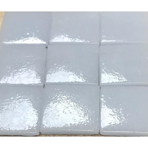 [316A] Pâte de verre 316 (Bleu/gris) 2,3 x 2,3 cm, par 100g 