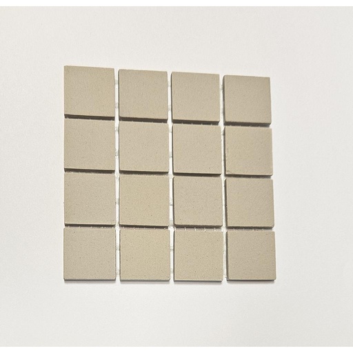 [0340] Grès Cérame 2,3 x 2,3 cm - 0340 Gemstone Beige, Par 100 gr 