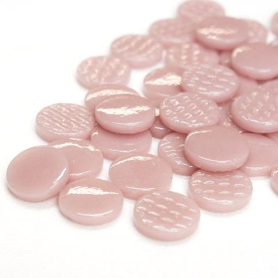 [PR Rose Petal 017] Pastille  Rose Pâle Unis - 1.8 cm Par 100 g