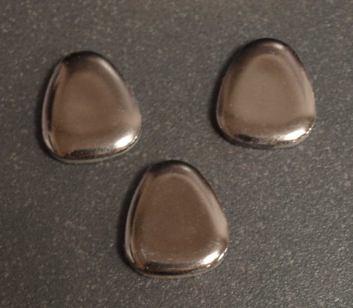 Galets Japonais Platine Moyen Format, à la pièce