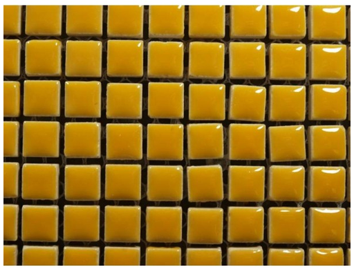 Micro Emaillée 9 x 9 mm n°40 Jaune Safran, par 100g