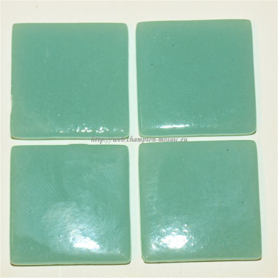[222A] Pâte de verre 222 (Bleu canard clair) 2,3 x 2,3 cm, par 100g