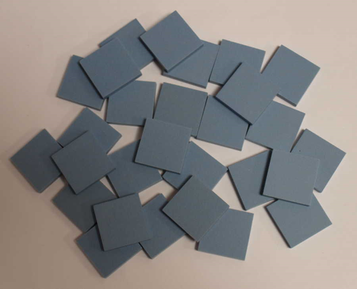 [BEU] Grès Cérame 2 x 2 cm Bleu, Par 100 gr