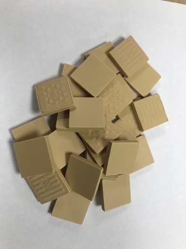 Grès Cérame 2 x 2 cm Cognac, par 100g