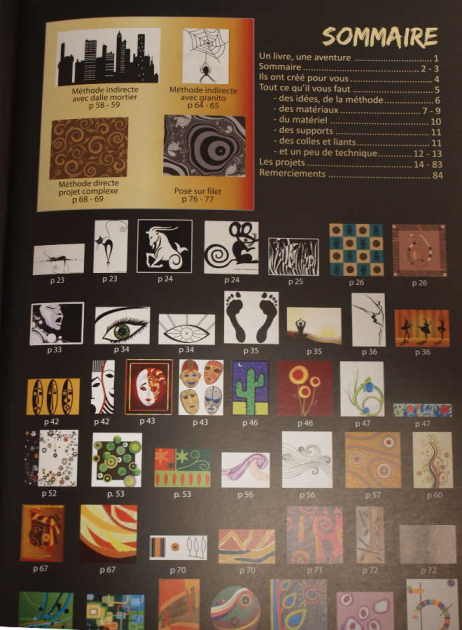 Livre 101 Dessins Interprétés en Mosaique + CD inclus