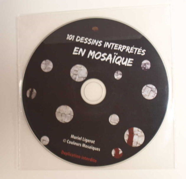 Livre 101 Dessins Interprétés en Mosaique + CD inclus