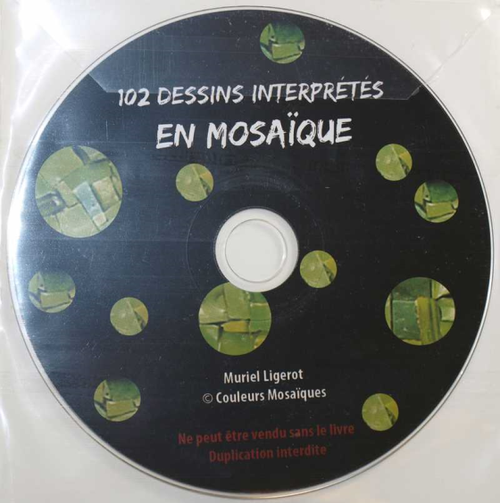 Livre 102 Dessins Interprétés en Mosaique + CD inclus