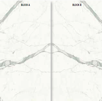 Bianco Venato Extra Block A et B